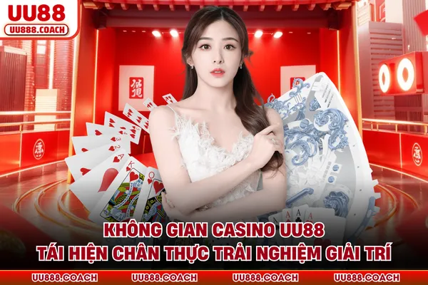Không gian casino UU88 tái hiện chân thực trải nghiệm giải trí Không gian casino UU88 tái hiện chân thực trải nghiệm giải trí