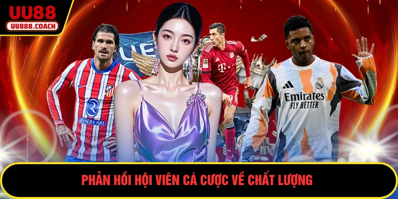 Phản hồi hội viên cá cược về chất lượng